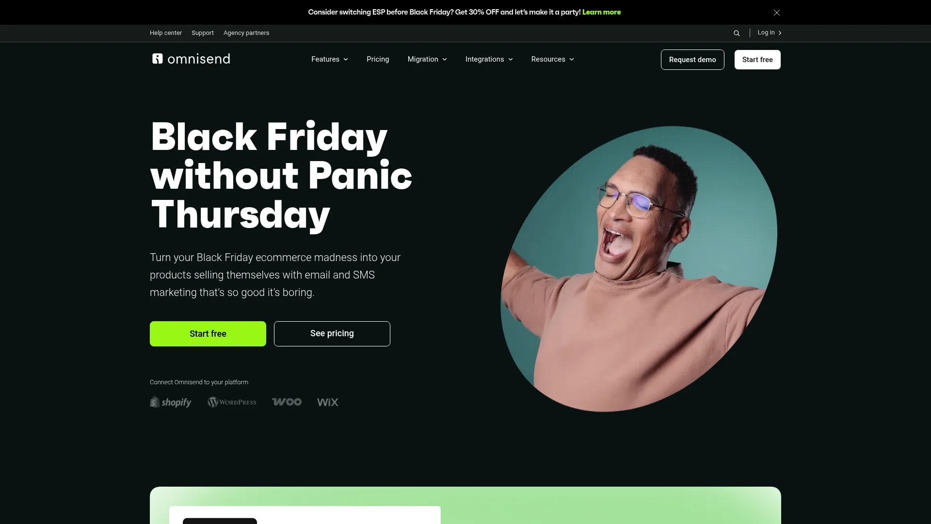 Omnisend e-commerce email marketing automation dashboard