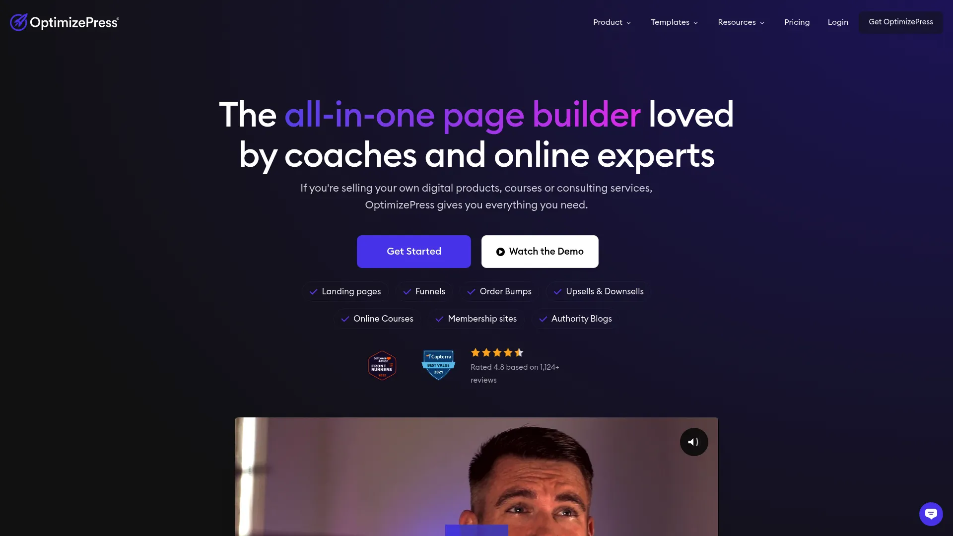 OptimizePress WordPress plugin suite interface