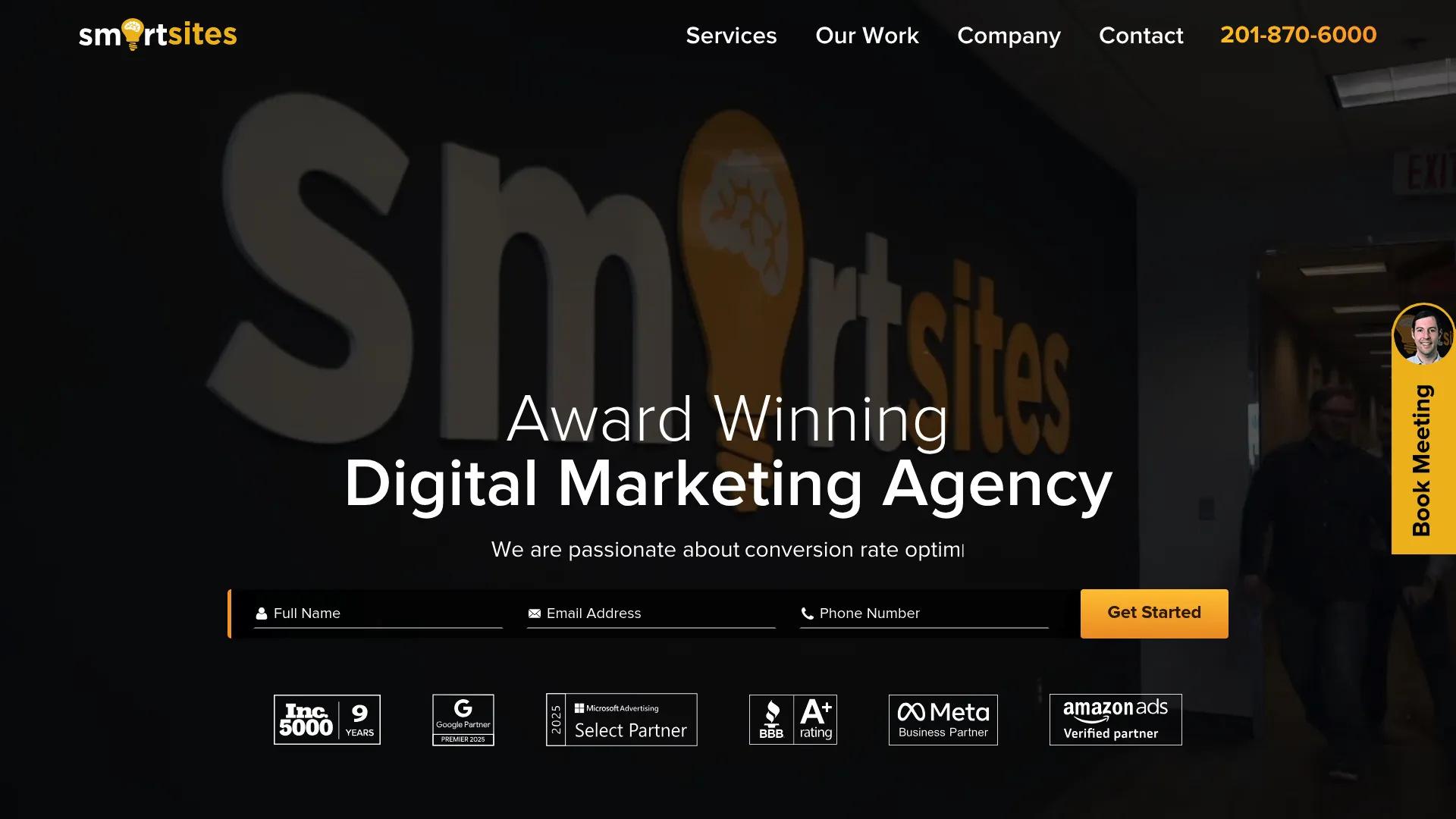 Screenshot of SmartSites