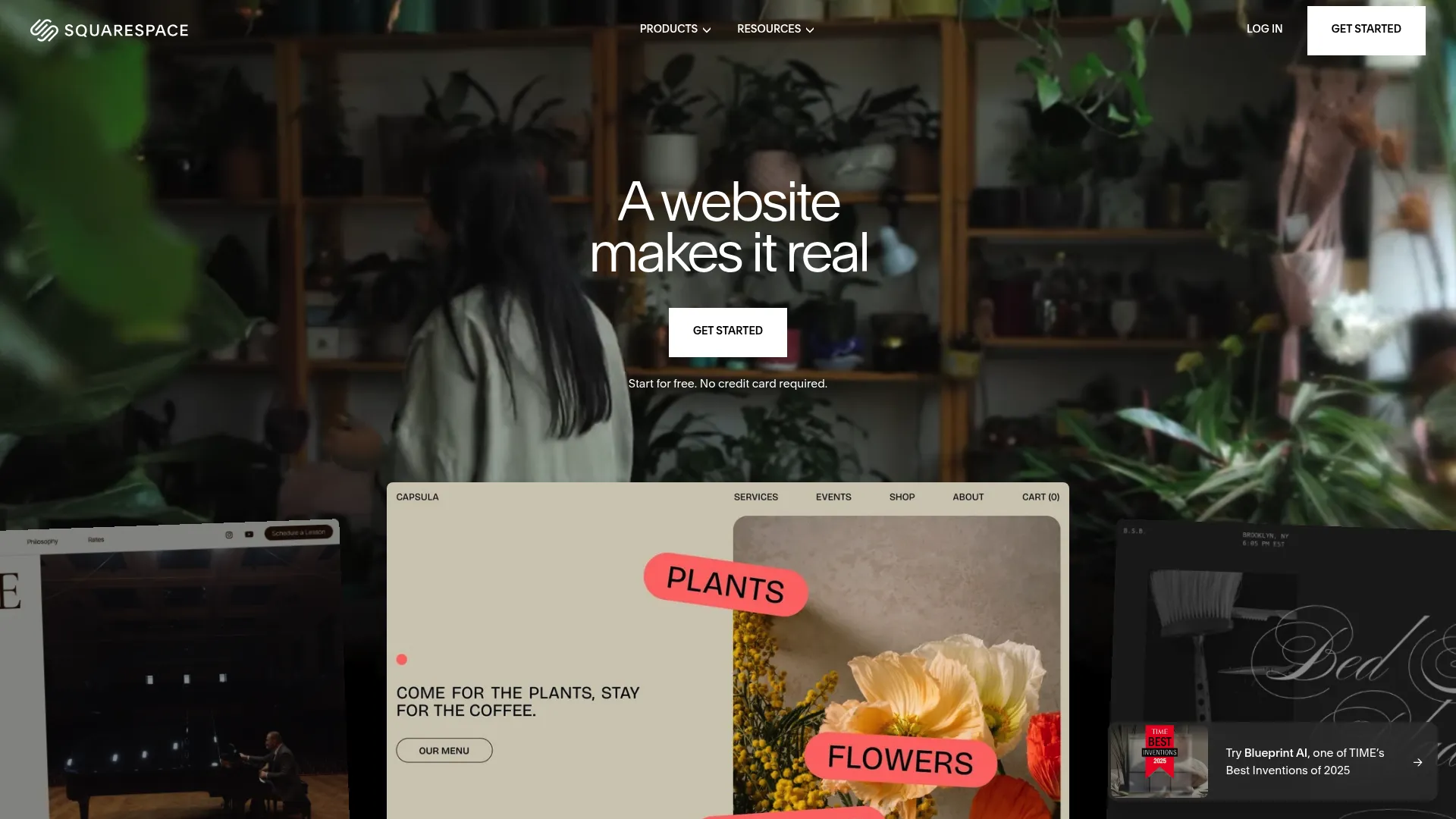 Squarespace website templates
