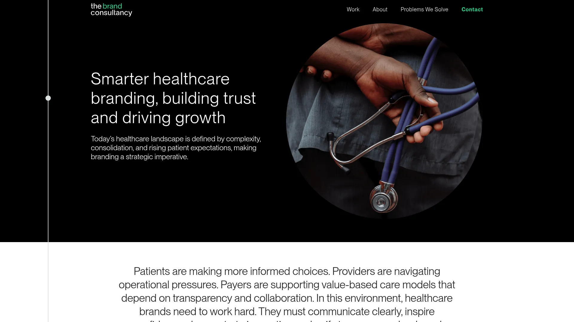 Screenshot of The Brand Consultancy website