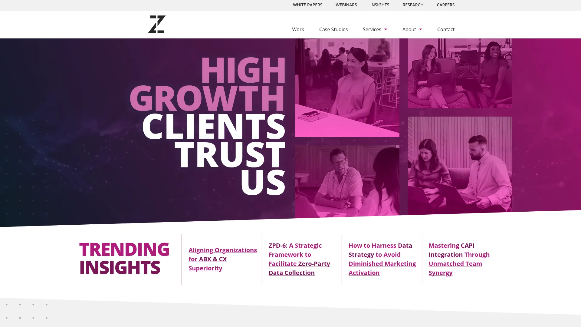 screenshot of zionandzion.com