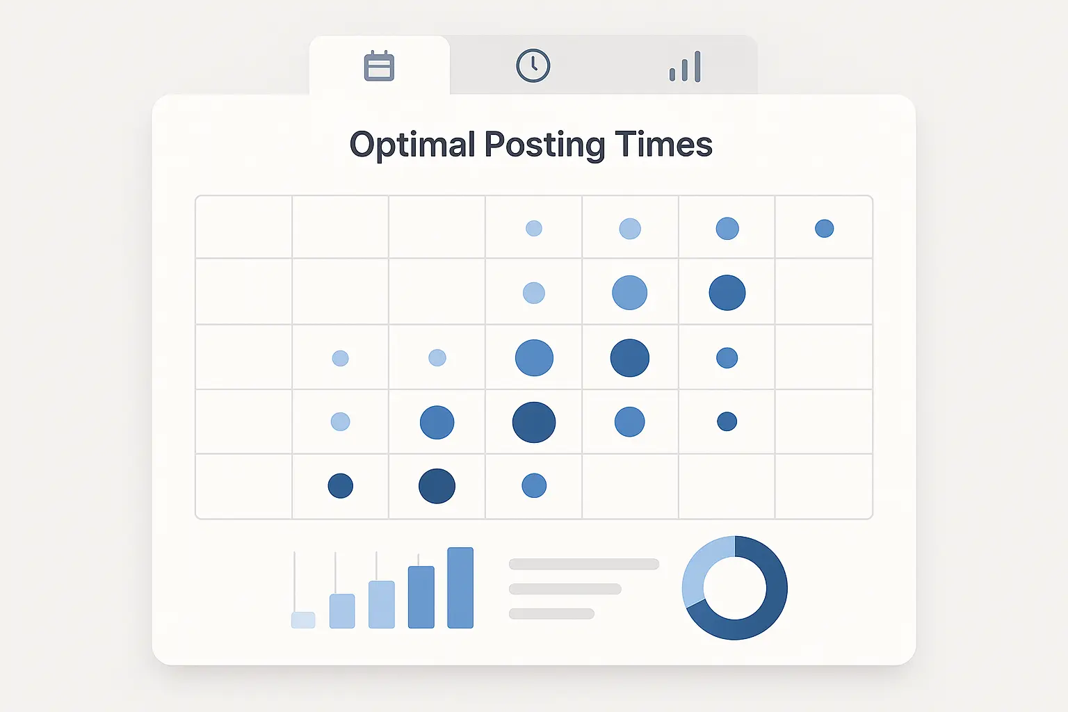 Twitter posting frequency optimization chart