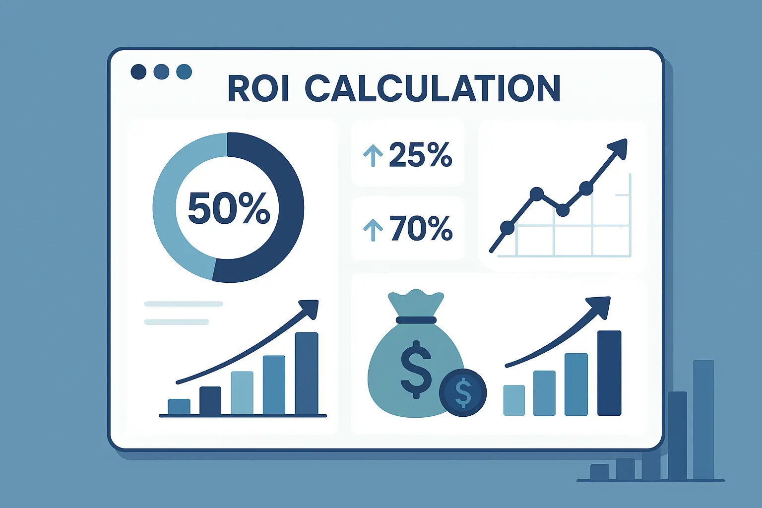Marketing agency ROI demonstration dashboard
