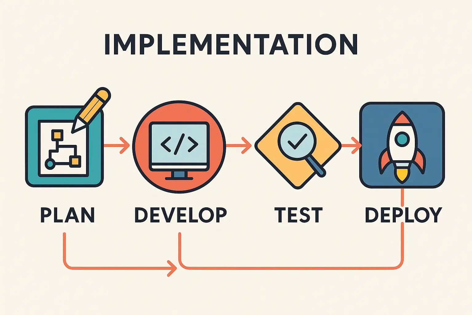 Marketing implementation steps