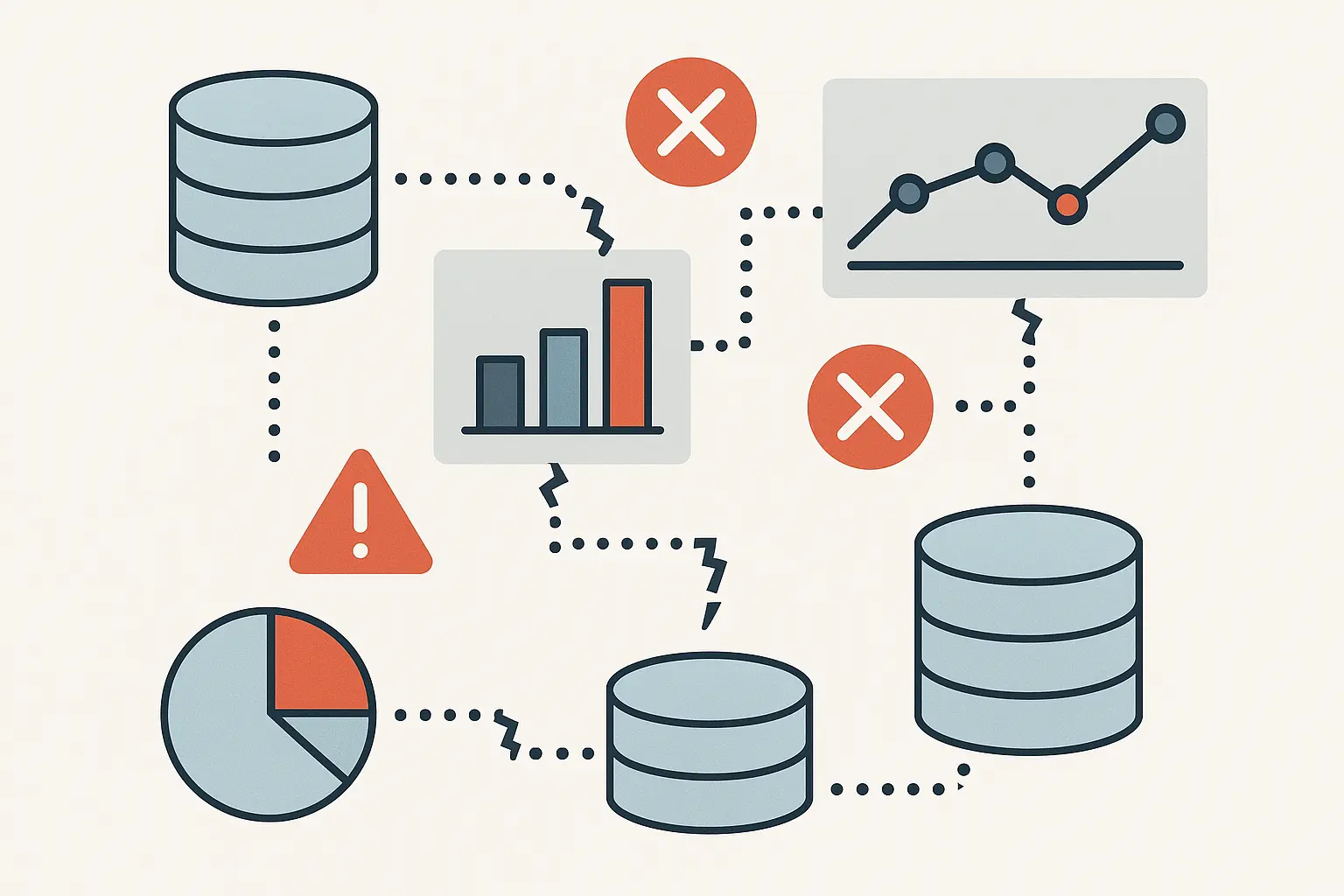 Data quality issues in business analytics dashboards