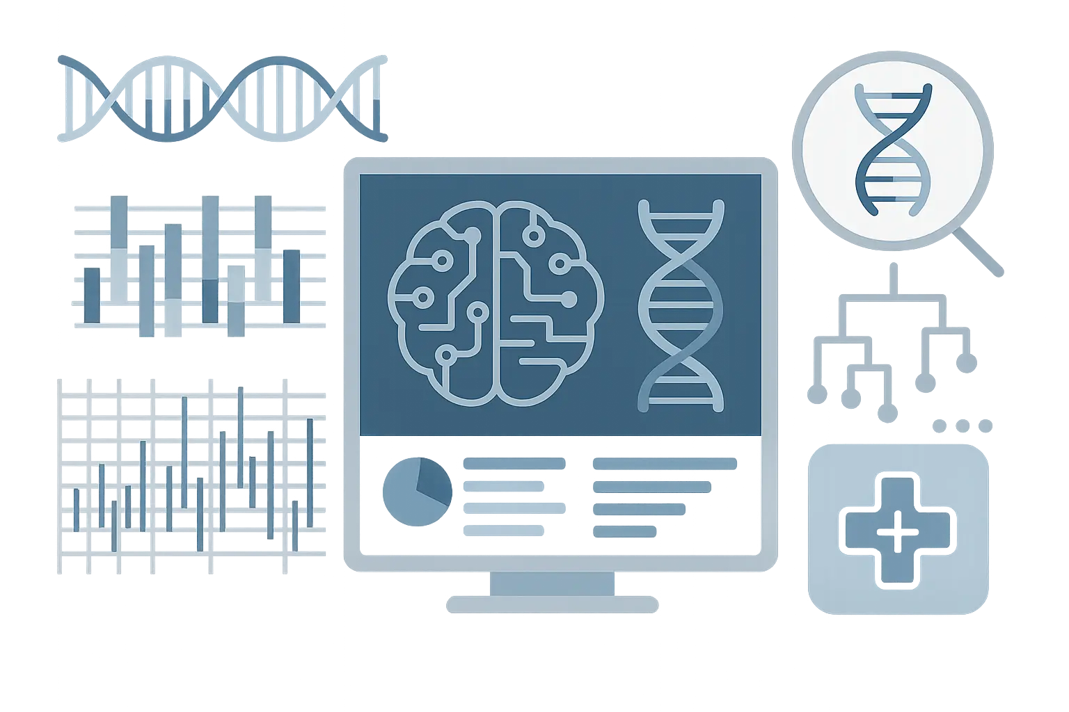 Personalized medicine genomic analysis visualization