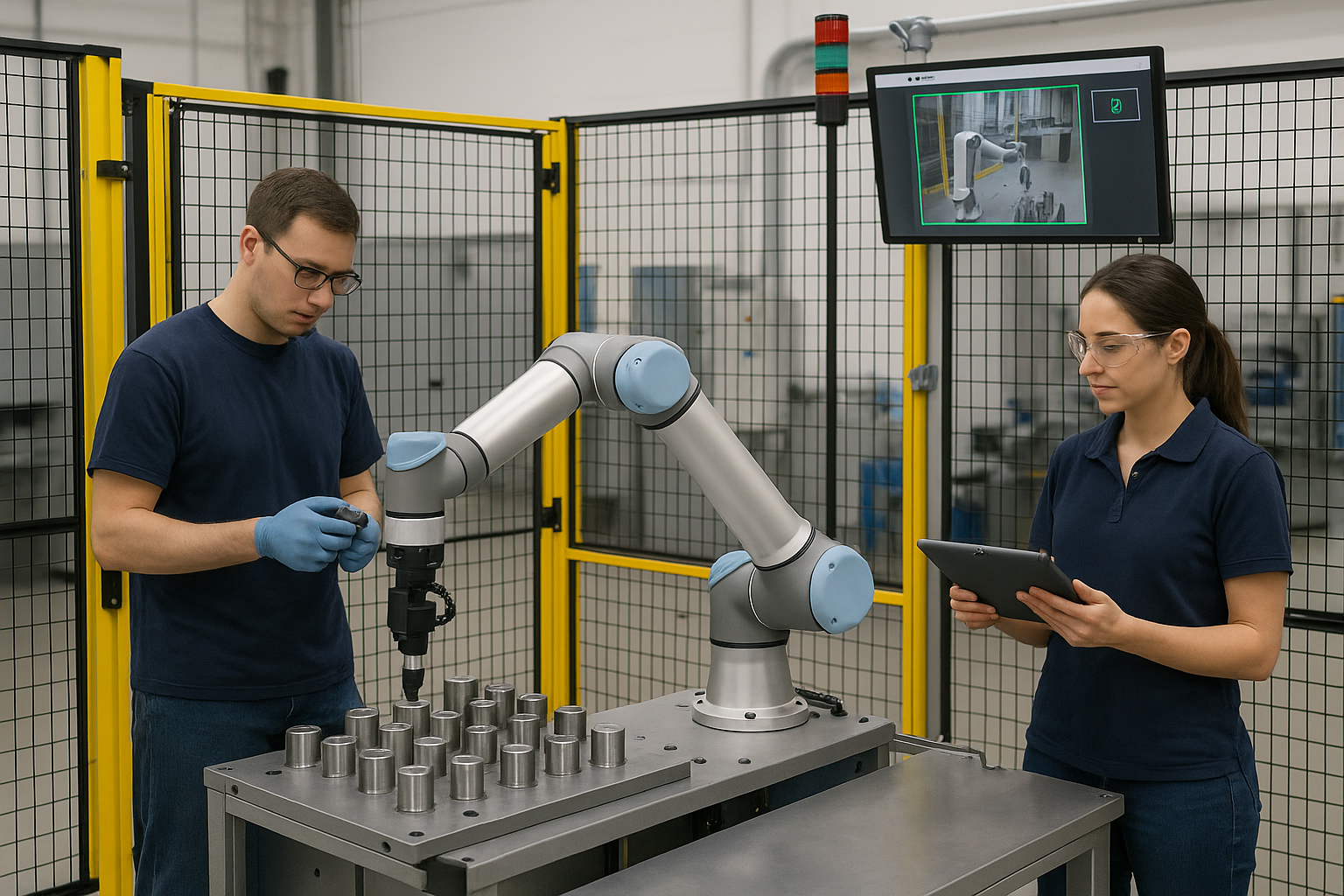 Universal Robots collaborative robotics category creation and training program