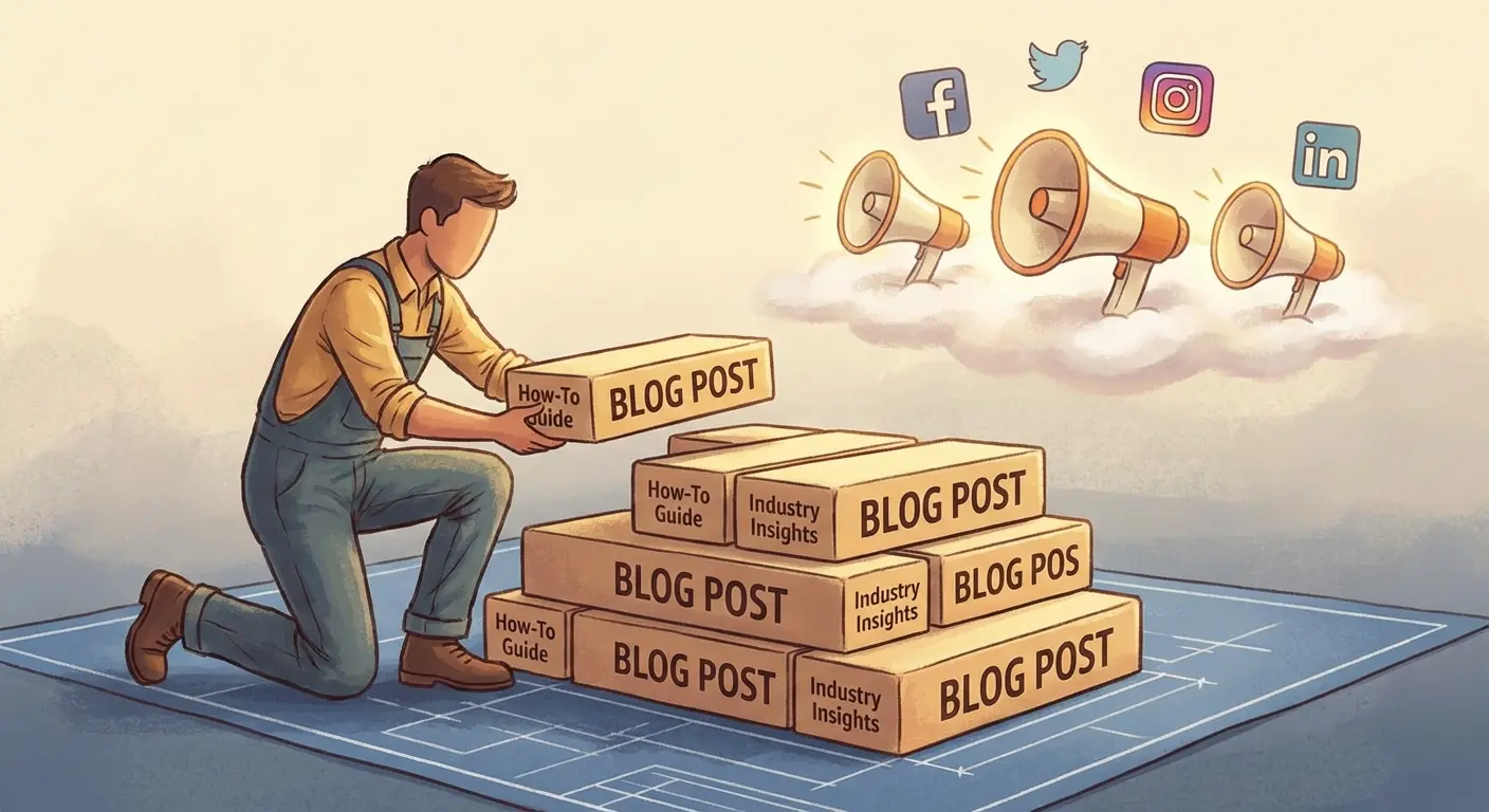 Content library building timeline