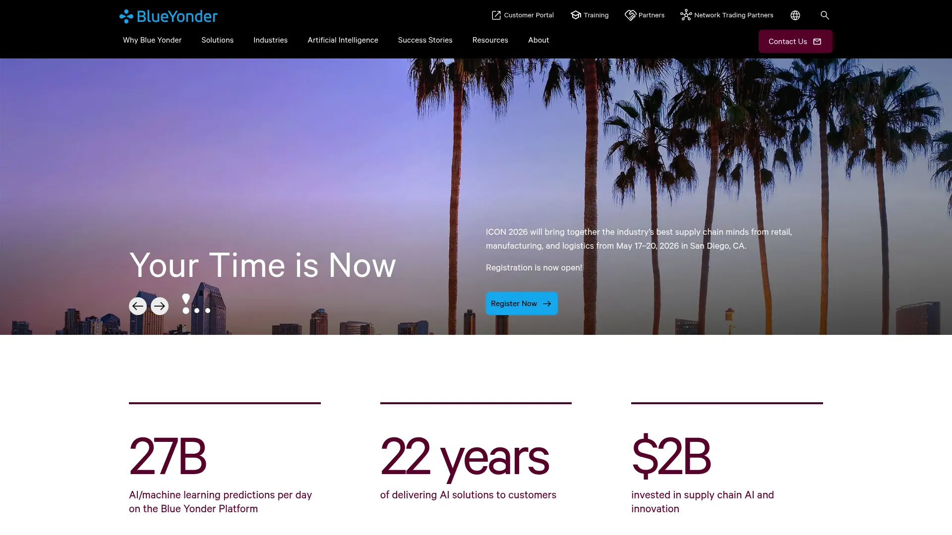 Blue Yonder WMS AI interface