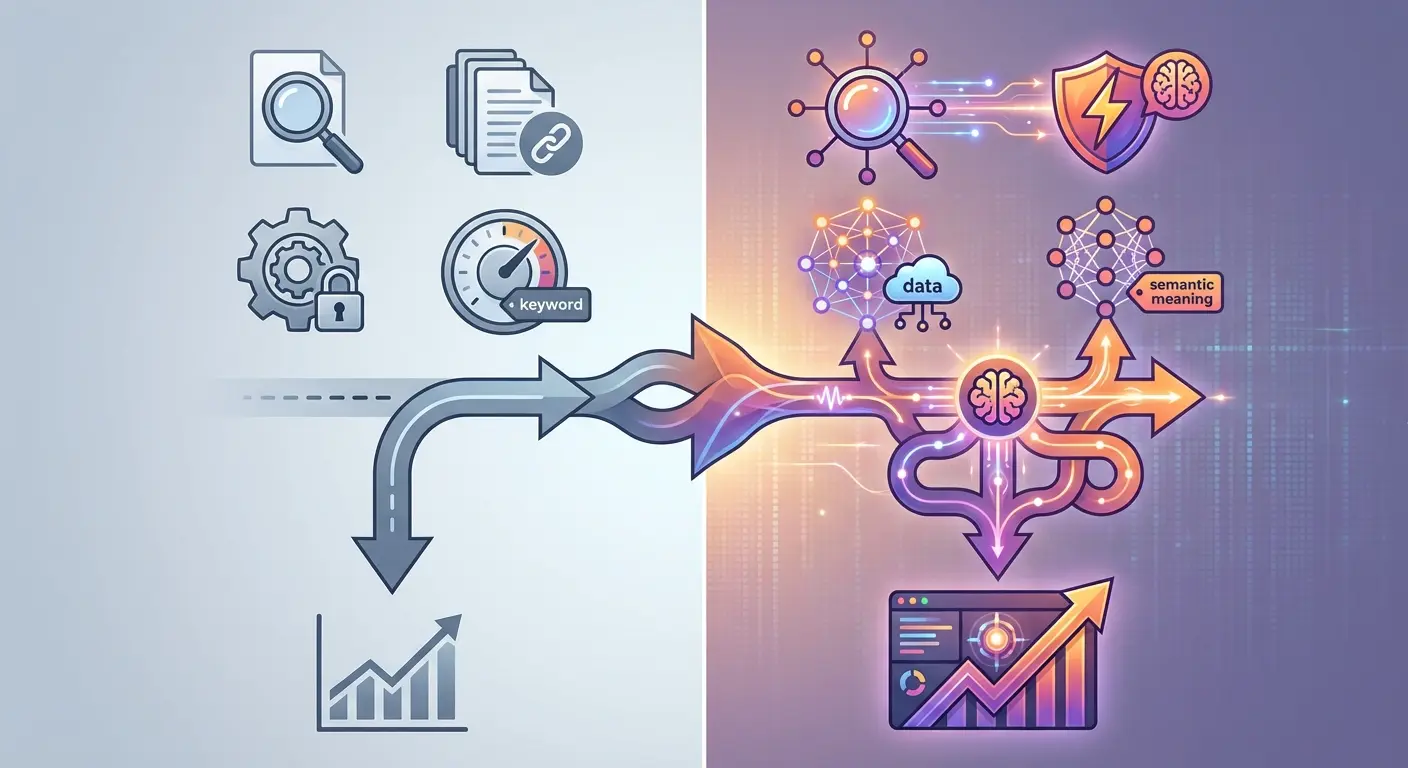 AI intelligence layer in search engines showing how LLMs process content