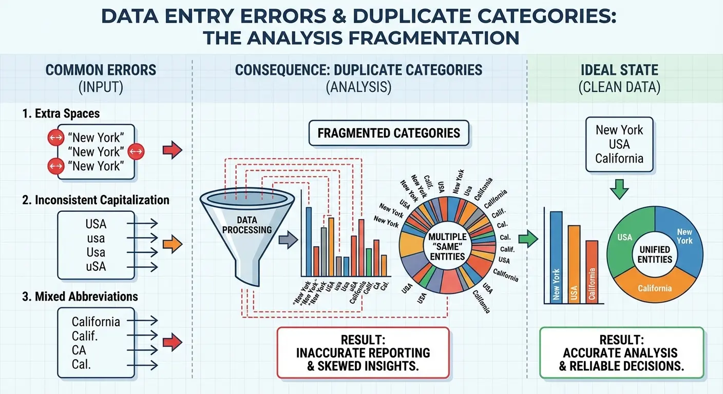 Common data consistency problems