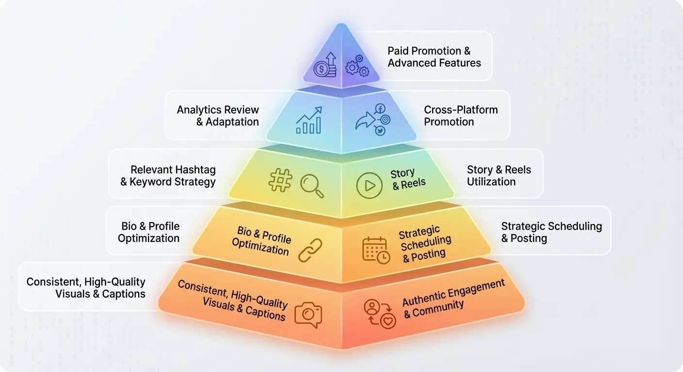Instagram optimization priority matrix