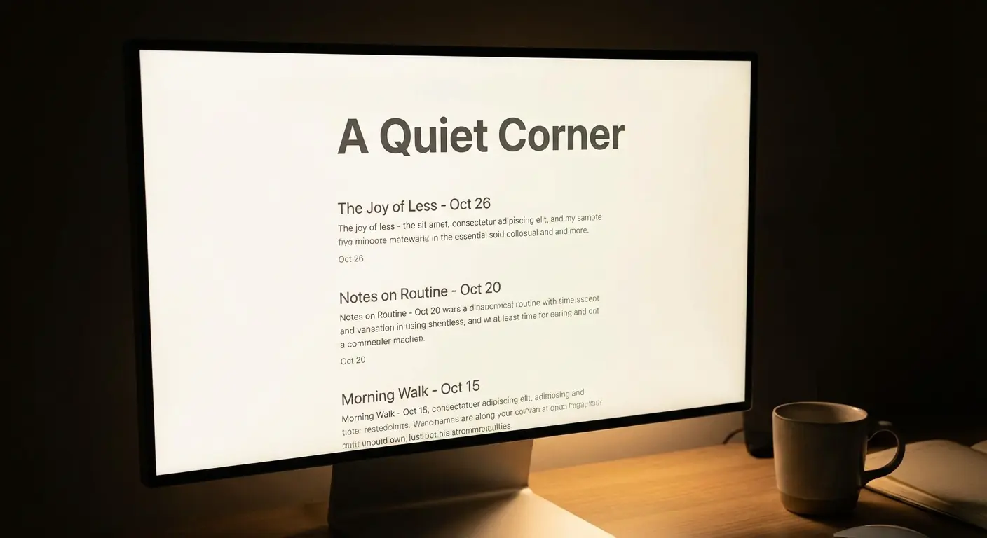 Technical setup checklist workflow