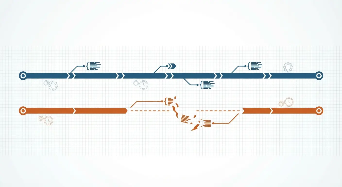 Ahrefs ranking timeline chart showing historical data