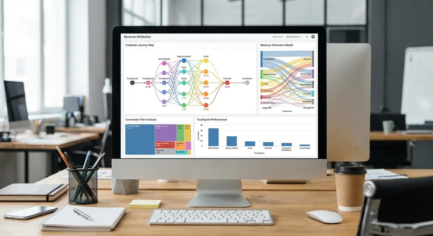 Attribution modeling dashboard