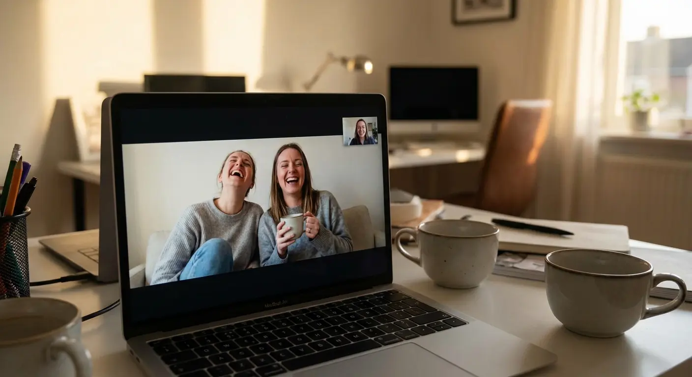 Team members engaged in breakout room conversation