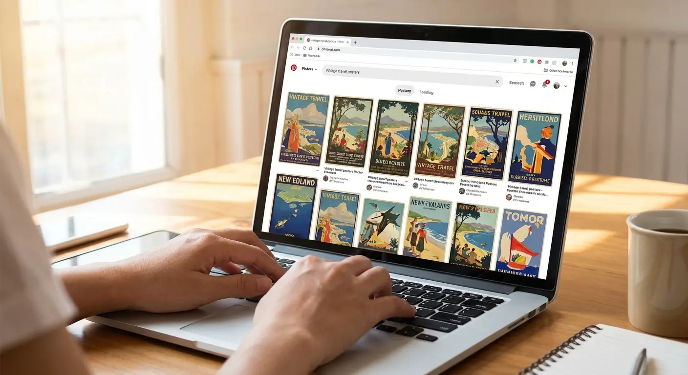 Pinterest visual search interface example
