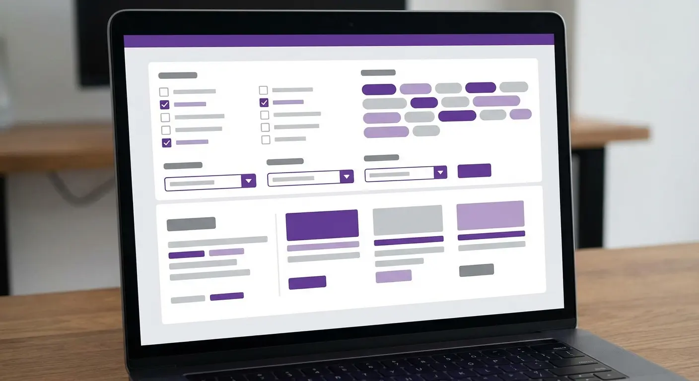 Screenshot of Pentagram's filterable portfolio interface