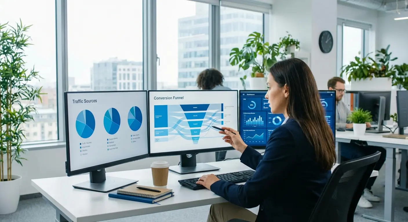 Marketing strategy ecosystem visualization