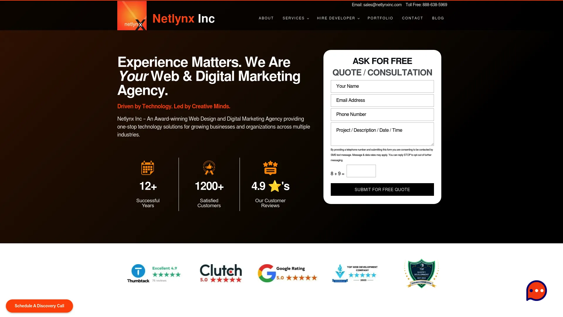 Netlynx Inc California-based website maintenance