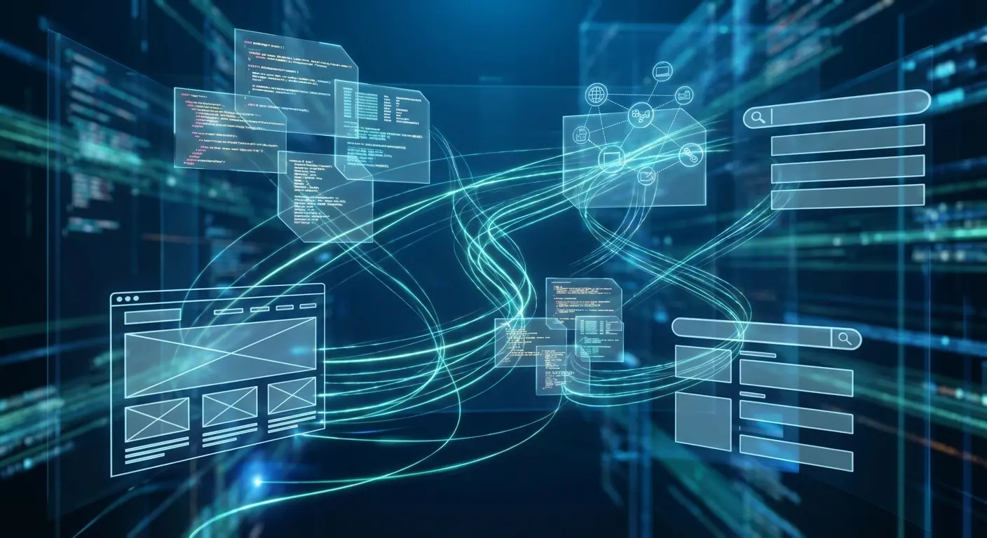 Schema markup implementation example showing structured data code