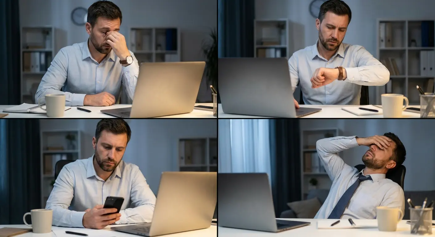 Team experiencing meeting fatigue on video call