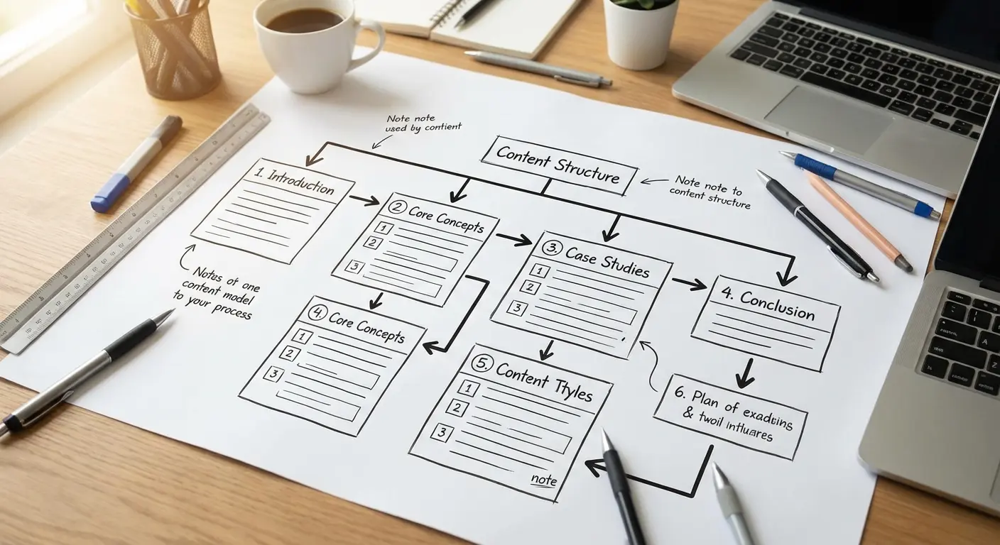 Blog post structure and organization flow