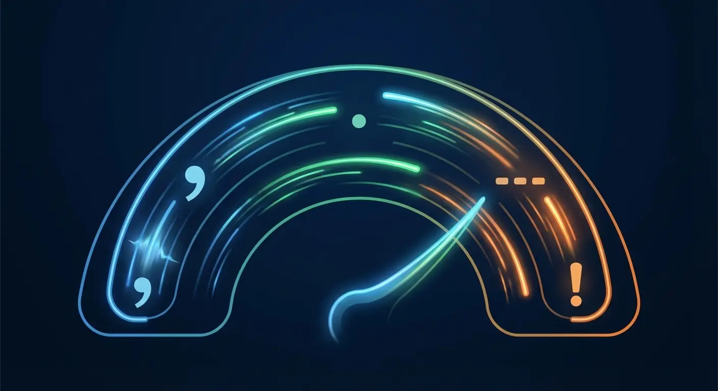 Reading speed effects of different punctuation marks
