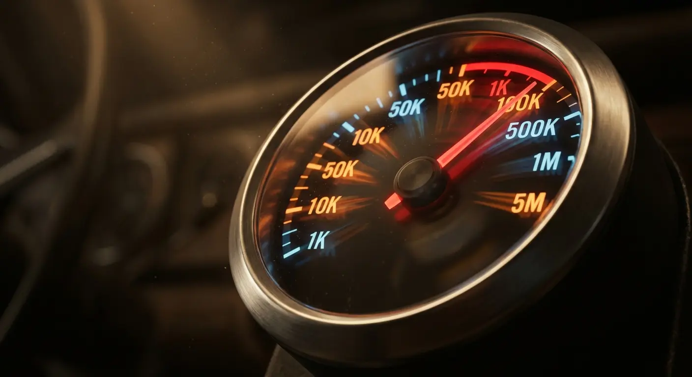 Viral content velocity timeline graph