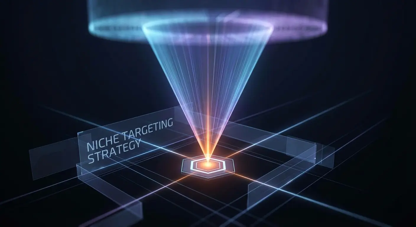Micro-niche targeting strategy visualization