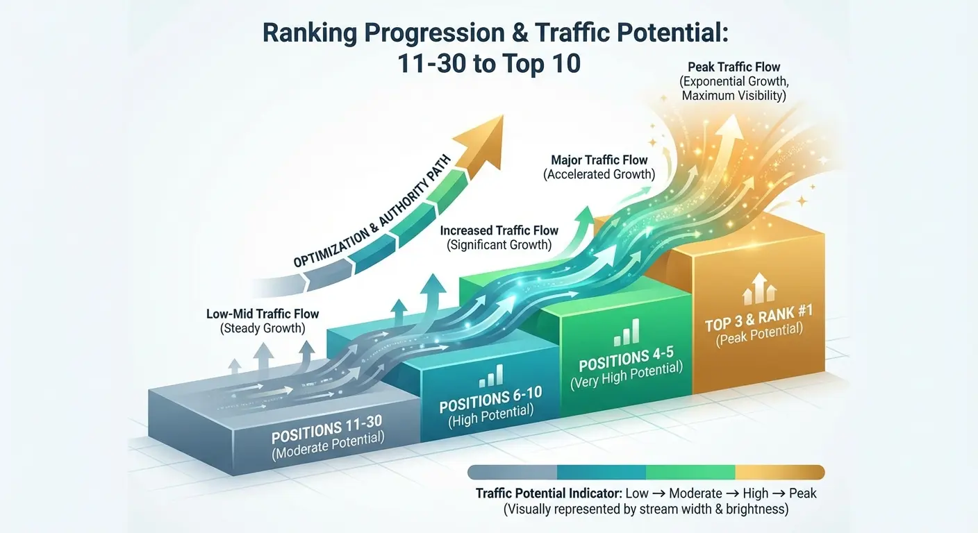 Ahrefs organic keywords position filter