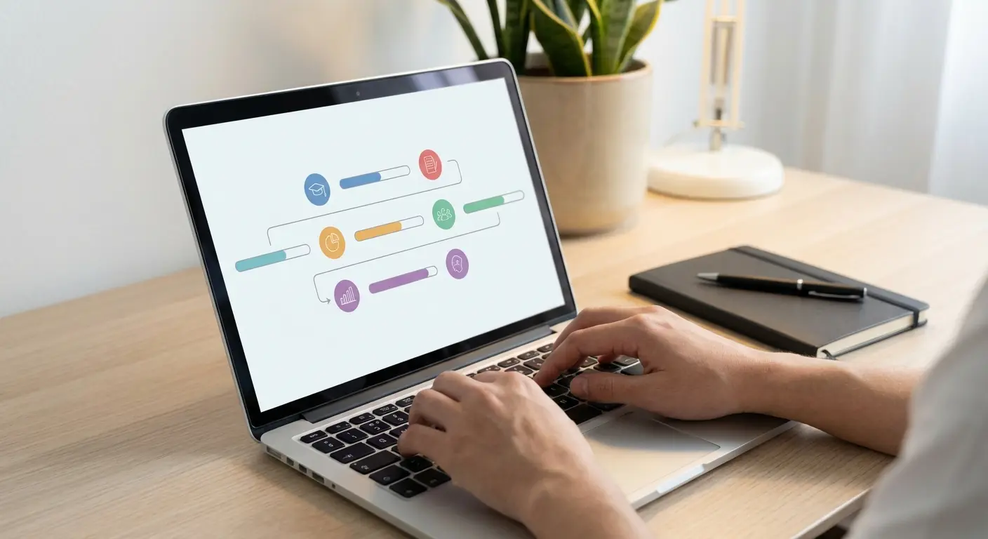Email course gateway personal website