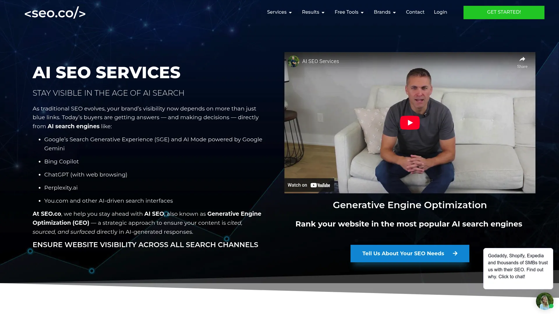 SEO.co AI services page