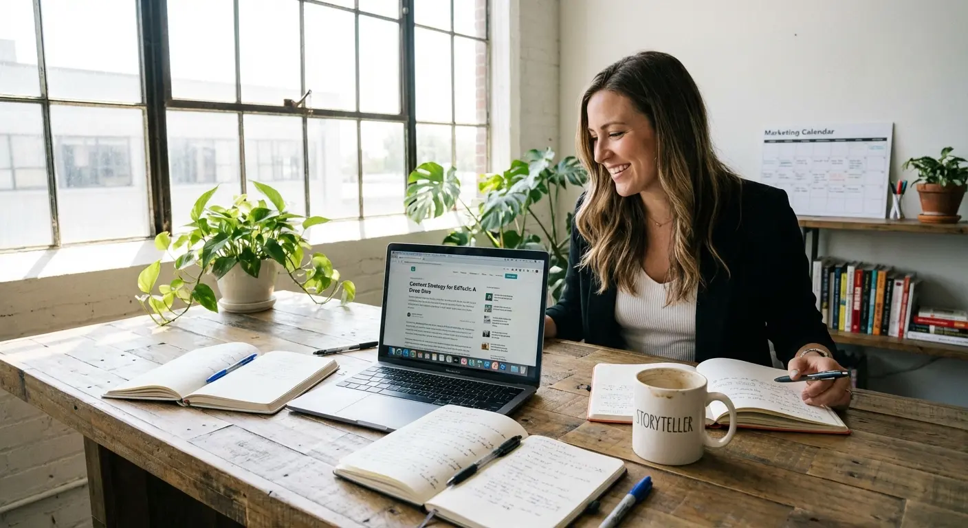 Educational authority blog performance metrics dashboard