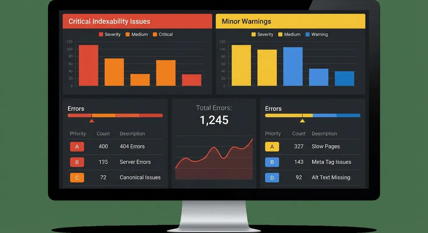 Ahrefs site audit health score