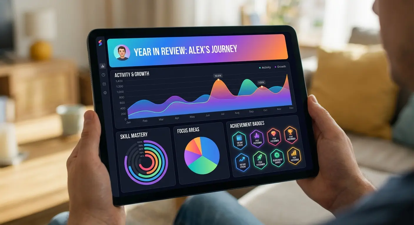 Personalized data visualization for brand engagement