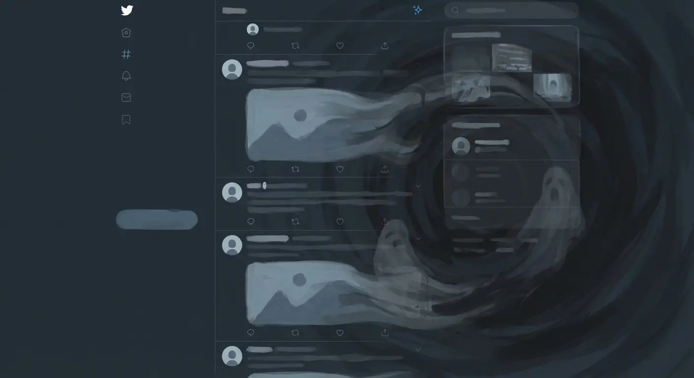 Twitter analytics showing low reach metrics