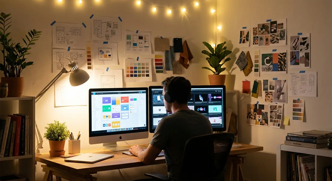 Interactive resume personal website example