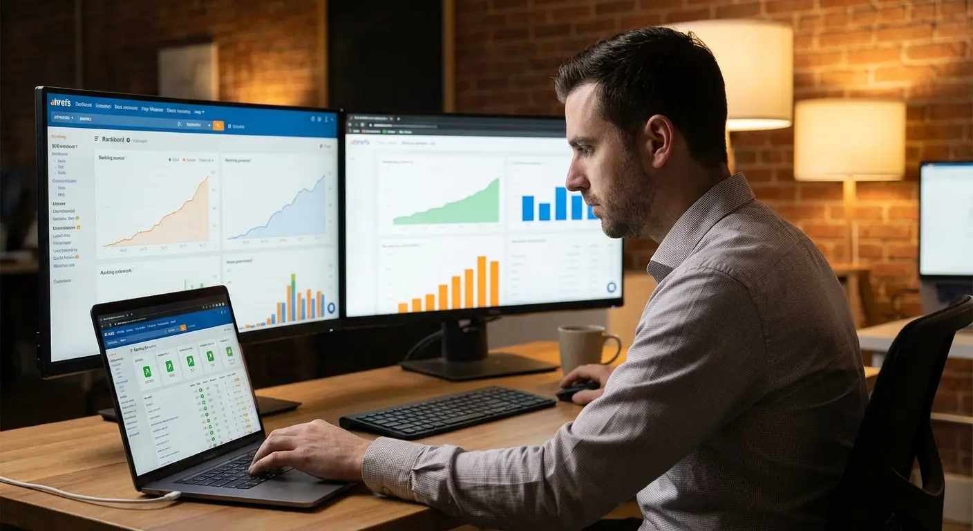 Ahrefs diagnostic workflow dashboard overview