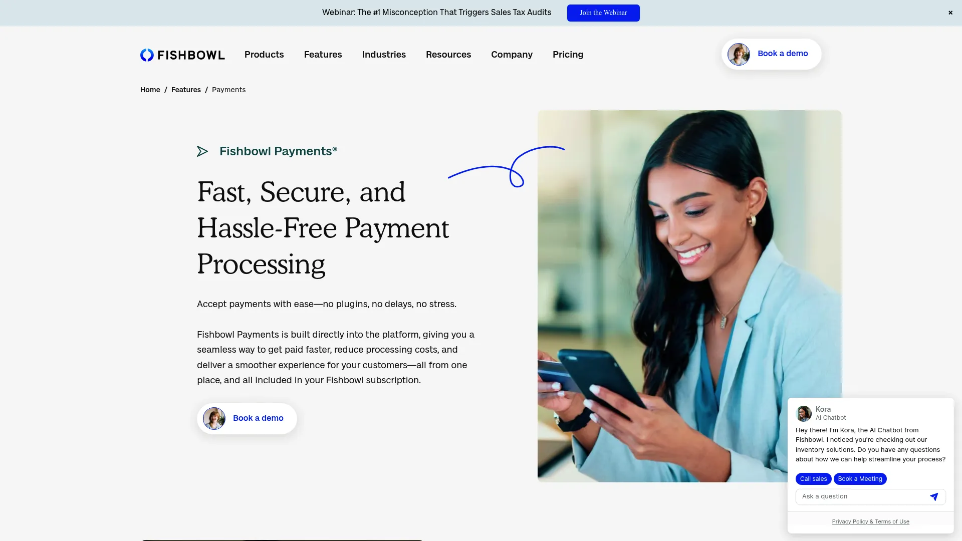 Fishbowl Warehouse software interface