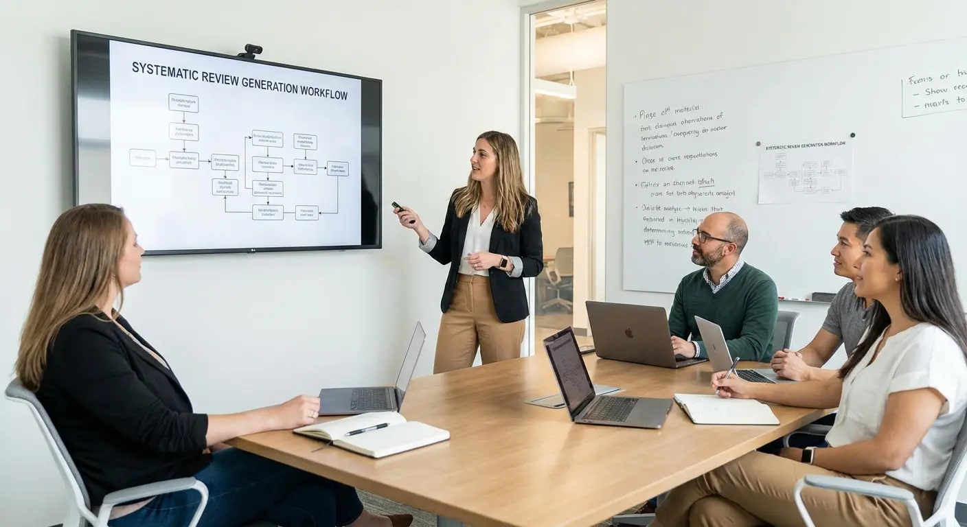 Scalable review generation system workflow