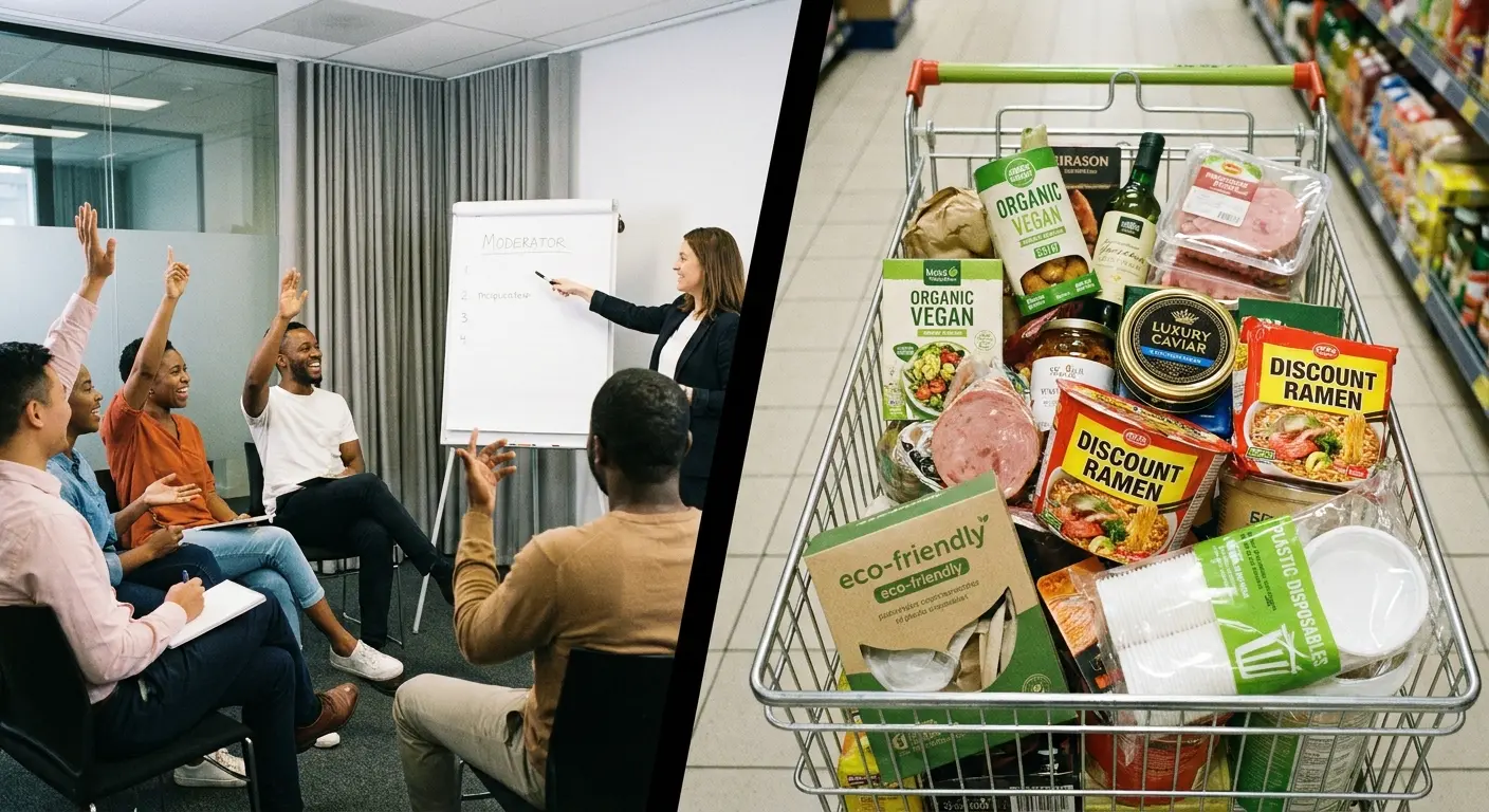 Survey data versus actual consumer behavior
