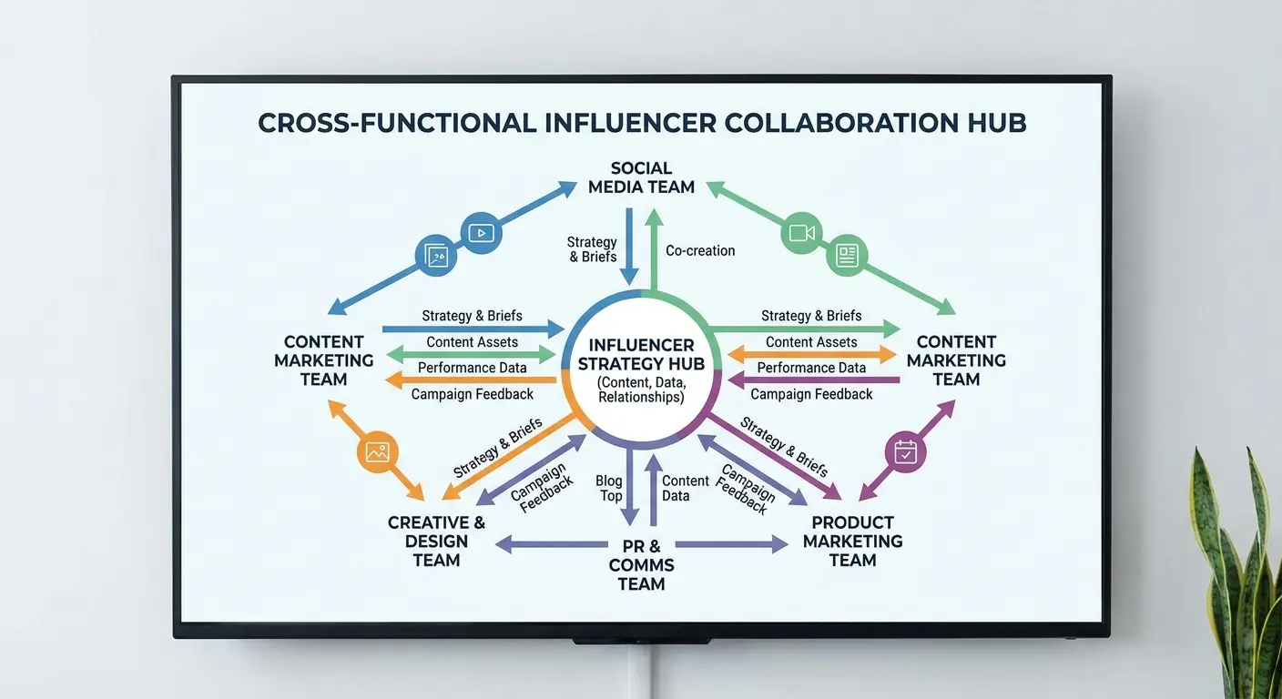 Cross-functional team collaboration meeting