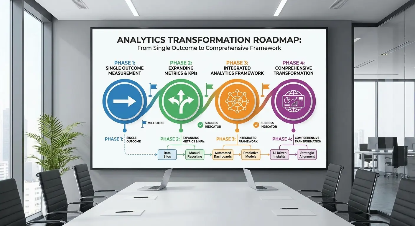 Phased analytics framework implementation roadmap
