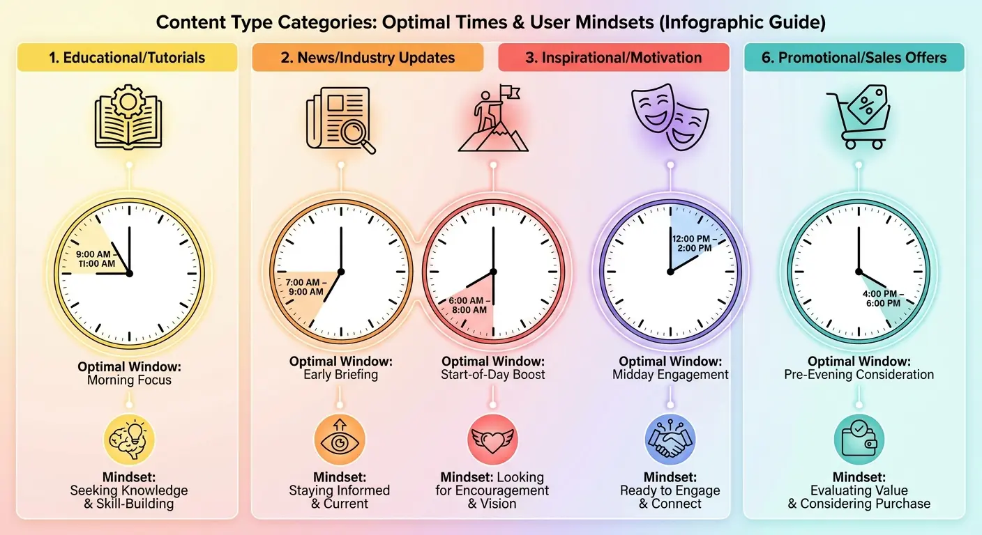 Content type performance by time