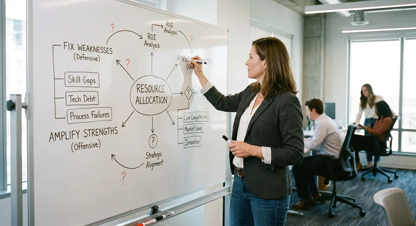 Strategic weakness acceptance framework