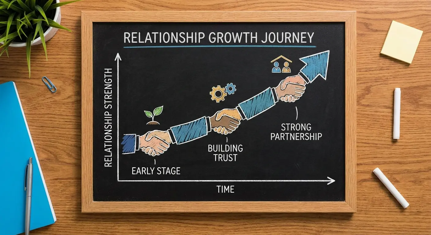 Long-term creator partnership collaboration meeting