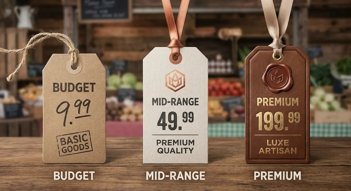 Pricing strategy signals across market segments