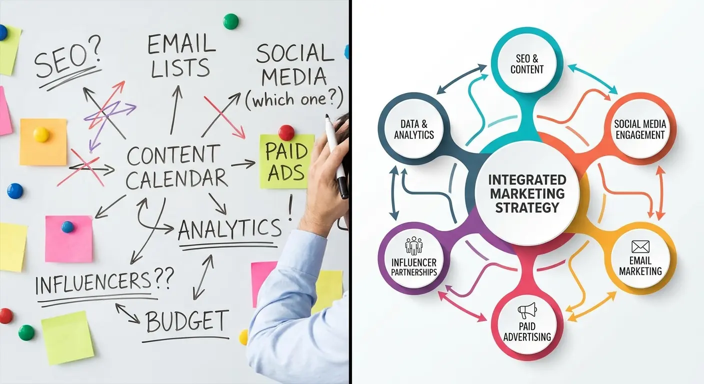 Marketing framework diagnostic approach visualization